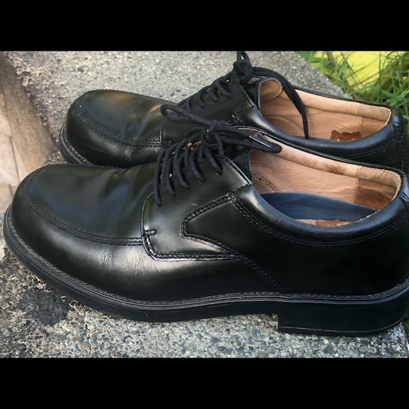 Stafford | Shoes | Stafford Mens Black Leather Dress Shoes  display picture 1
